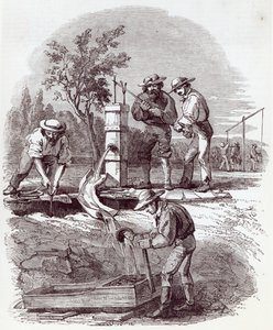 Rivendicazione del letto del fiume sul Turon, da 